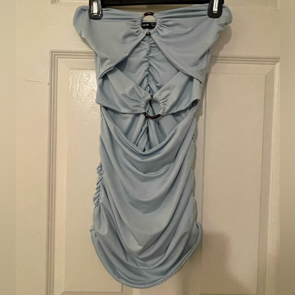 Baby Blue Mini Dress